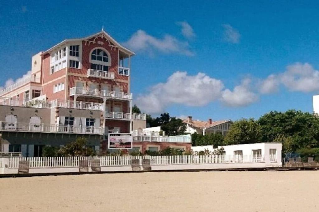 Arcareve - Grand Studio De Standing Avec Terrasse, Jardin Et Acces Direct A La Plage Arcachon Extérieur photo